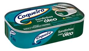 Sardinha Coqueiro com óleo, lata 125gr